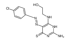 (5E)-2-amino-5-[(4-chlorophenyl)hydrazinylidene]-6-(2-hydroxyethylamino)pyrimidine-4-thione CAS:2846-79-9 manufacturer & supplier