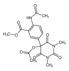 5-(5-acetoxy-1,3-dimethyl-2,4,6-trioxo-hexahydro-pyrimidin-5-yl)-2-acetylamino-benzoic acid methyl ester CAS:28461-21-4 manufacturer & supplier