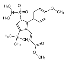 N,N-dimethyl 2-(p-methoxyphenyl)-3-(trans-2-methoxycarbonylethenyl)-4-trimethylsilyl-1H-pyrrole-1-sulfonamide CAS:284663-48-5 manufacturer & supplier