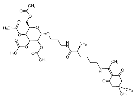 Nε-(4,4-dimethyl-2,6-dioxocyclohexylidene)ethyl-(S)-lysine[3-(2,3,4,6-tetra-O-acetyl-β-D-galactopyranosyloxy)propyl]amide CAS:284670-66-2 manufacturer & supplier