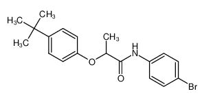 N-(4-bromophenyl)-2-(4-(tert-butyl)phenoxy)propanamide CAS:284680-39-3 manufacturer & supplier