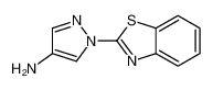 1-(1,3-benzothiazol-2-yl)pyrazol-4-amine CAS:28469-10-5 manufacturer & supplier