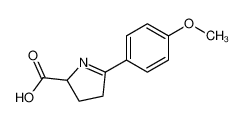 5-(4-methoxy-phenyl)-3,4-dihydro-2H-pyrrole-2-carboxylic acid CAS:2847-82-7 manufacturer & supplier