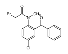 N-(2-benzoyl-4-chlorophenyl)-2-bromo-N-methylacetamide CAS:2848-94-4 manufacturer & supplier