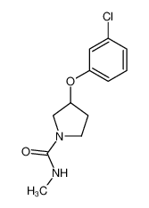 1-Methylcarbamoyl-3-(3-chlorphenoxy)-pyrrolidin CAS:28482-91-9 manufacturer & supplier