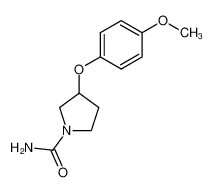 3-(4-Methoxy-phenoxy)-pyrrolidine-1-carboxylic acid amide CAS:28482-95-3 manufacturer & supplier