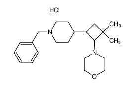 4-[4-(1-Benzyl-piperidin-4-yl)-2,2-dimethyl-cyclobutyl]-morpholine; hydrochloride CAS:28487-44-7 manufacturer & supplier