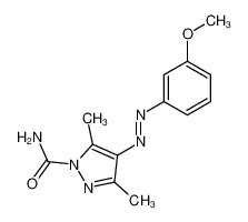 4-(3-methoxy-phenylazo)-3,5-dimethyl-pyrazole-1-carboxylic acid amide CAS:28494-73-7 manufacturer & supplier