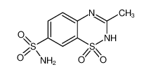 3-Methyl-7-sulfamoyl-1,2-dihydro-1,2,4-benzothiadiazine-1,1-dioxide CAS:2850-50-2 manufacturer & supplier