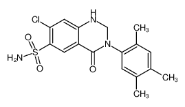 7-chloro-4-oxo-3-(2,4,5-trimethyl-phenyl)-1,2,3,4-tetrahydro-quinazoline-6-sulfonic acid amide CAS:28508-77-2 manufacturer & supplier