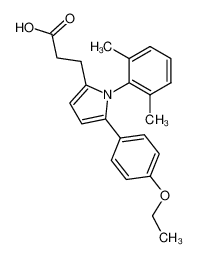 3-[1-(2,6-Dimethyl-phenyl)-5-(4-ethoxy-phenyl)-1H-pyrrol-2-yl]-propionic acid CAS:2851-43-6 manufacturer & supplier