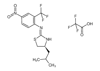 (4S)-2-(2-(trifluoromethyl)-4-nitrophenylimino)-4-isobutyl-1,3-thiazolidine trifluoroacetate salt CAS:285121-64-4 manufacturer & supplier