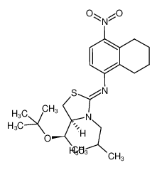 (4S)-2-(4-nitro-5,6,7,8-tetrahydronaphth-1-ylimino)-4-((1R)-1-tert-butoxyethyl)-3-isobutyl-1,3-thiazolidine CAS:285122-18-1 manufacturer & supplier