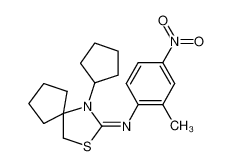 2-(2-methyl-4-nitrophenylimino)-1-cyclopentyl-3-thia-1-azaspiro[4.4]nonane CAS:285123-07-1 manufacturer & supplier