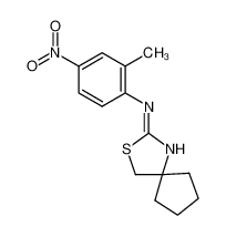 2-(2-methyl-4-nitrophenylimino)-3-thia-1-azaspiro[4.4]nonane CAS:285124-53-0 manufacturer & supplier