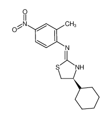 (4S)-2-(2-methyl-4-nitrophenylimino)-4-cyclohexyl-1,3-thiazolidine CAS:285125-13-5 manufacturer & supplier