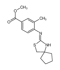 2-(4-methoxycarbonyl-2-methylphenylimino)-3-thia-1-azaspiro[4.4]nonane CAS:285125-67-9 manufacturer & supplier