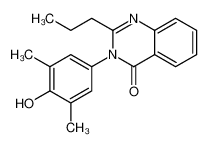 3-(4-hydroxy-3,5-dimethylphenyl)-2-propylquinazolin-4-one CAS:28513-42-0 manufacturer & supplier