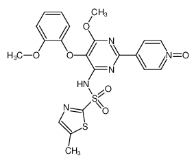 5-methyl-thiazole-2-sulfonic acid [6-methoxy-5-(2-methoxy-phenoxy)-2-(1-oxy-pyridin-4-yl)-pyrimidin-4-yl]-amide CAS:285135-73-1 manufacturer & supplier