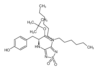 N-(4-(N,N-di-n-hexylamino)-1,1-dioxo-1,2,5-thiadiazol-3-yl)-L-tyrosine tert-butyl ester CAS:285140-11-6 manufacturer & supplier