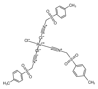 mer-[Ru(II)Cl3(p-tolylsulfonylmethylisocyanide)3](1-) CAS:285141-44-8 manufacturer & supplier