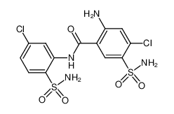 2-Amino-4-chloro-N-(5-chloro-2-sulfamoyl-phenyl)-5-sulfamoyl-benzamide CAS:28524-71-2 manufacturer & supplier