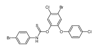 (4-Bromo-phenyl)-thiocarbamic acid O-[4-bromo-5-chloro-2-(4-chloro-phenoxy)-phenyl] ester CAS:28526-95-6 manufacturer & supplier