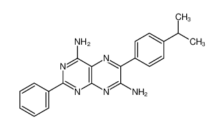 6-(4-isopropyl-phenyl)-2-phenyl-pteridine-4,7-diamine CAS:2853-80-7 manufacturer & supplier