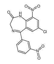 7-chloro-9-nitro-5-(3-nitro-phenyl)-1,3-dihydro-benzo[e][1,4]diazepin-2-one CAS:2853-86-3 manufacturer & supplier