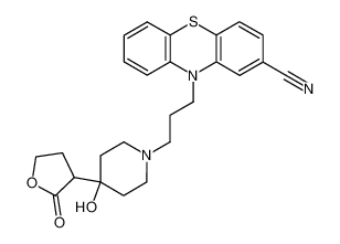 10-{3-[4-Hydroxy-4-(2-oxo-tetrahydro-furan-3-yl)-piperidin-1-yl]-propyl}-10H-phenothiazine-2-carbonitrile CAS:28532-96-9 manufacturer & supplier