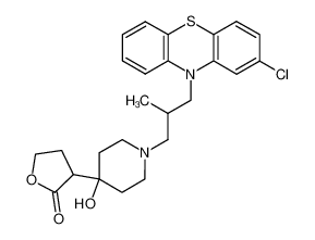 3-{1-[3-(2-Chloro-phenothiazin-10-yl)-2-methyl-propyl]-4-hydroxy-piperidin-4-yl}-dihydro-furan-2-one CAS:28532-97-0 manufacturer & supplier