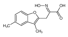 3-(3,5-dimethylbenzofuran-2-yl)-2-(hydroxyimino)propanoic acid CAS:28534-73-8 manufacturer & supplier