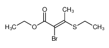 cis-2-Brom-3-ethylthio-crotonsaeure-ethylester CAS:28536-57-4 manufacturer & supplier