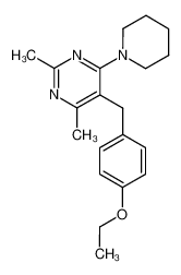 5-(4-ethoxy-benzyl)-2,4-dimethyl-6-piperidin-1-yl-pyrimidine CAS:28536-78-9 manufacturer & supplier