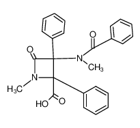 3-(benzoyl-methyl-amino)-1-methyl-4-oxo-2,3-diphenyl-azetidine-2-carboxylic acid CAS:28544-63-0 manufacturer & supplier