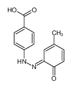 4-[2-(3-methyl-6-oxocyclohexa-2,4-dien-1-ylidene)hydrazinyl]benzoic acid CAS:28547-20-8 manufacturer & supplier