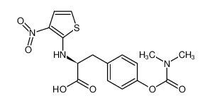 N-(3-nitrothiophen-2-yl)-L-4-(N,N-dimethylcarbamyloxy)phenylalanine CAS:285562-42-7 manufacturer & supplier