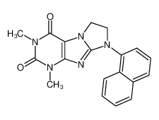 1,3-dimethyl-8-naphthalen-1-yl-7,8-dihydro-1H,6H-imidazo[2,1-f]purine-2,4-dione CAS:28557-29-1 manufacturer & supplier