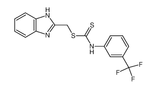 (3-trifluoromethyl-phenyl)-dithiocarbamic acid 1H-benzoimidazol-2-ylmethyl ester CAS:28559-34-4 manufacturer & supplier