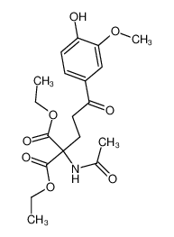 2-Acetylamino-2-[3-(4-hydroxy-3-methoxy-phenyl)-3-oxo-propyl]-malonic acid diethyl ester CAS:2856-14-6 manufacturer & supplier