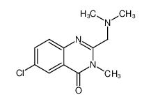 6-chloro-2-dimethylaminomethyl-3-methyl-3H-quinazolin-4-one CAS:2856-56-6 manufacturer & supplier