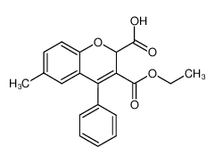 6-methyl-4-phenyl-2H-chromene-2,3-dicarboxylic acid 3-ethyl ester CAS:28564-15-0 manufacturer & supplier