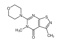 3,5-dimethyl-6-morpholin-4-yl-5H-isothiazolo[5,4-d]pyrimidin-4-one CAS:28565-11-9 manufacturer & supplier