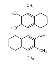 3,4,3',4'-Tetramethyl-5,6,7,8,5',6',7',8'-octahydro-[1,1']binaphthalenyl-2,2'-diol CAS:28567-21-7 manufacturer & supplier