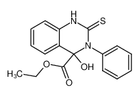 4-hydroxy-3-phenyl-2-thioxo-1,2,3,4-tetrahydro-quinazoline-4-carboxylic acid ethyl ester CAS:28567-68-2 manufacturer & supplier