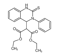 (3-phenyl-2-thioxo-1,2,3,4-tetrahydro-quinazolin-4-yl)-malonic acid diethyl ester CAS:28567-98-8 manufacturer & supplier