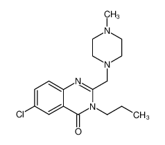 6-chloro-2-(4-methyl-piperazin-1-ylmethyl)-3-propyl-3H-quinazolin-4-one CAS:2857-10-5 manufacturer & supplier