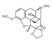 4,5α-epoxy-6,6-ethane-1,2-diyldioxy-14-hydroxy-3-methoxy-17-methyl-morphinan-7-one CAS:2858-97-1 manufacturer & supplier