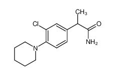 2-(3-chloro-4-piperidin-1-yl-phenyl)-propionamide CAS:28585-00-4 manufacturer & supplier