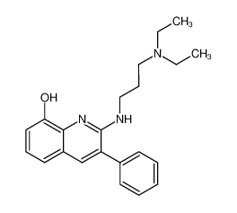 2-(3-diethylamino-propylamino)-3-phenyl-quinolin-8-ol CAS:2859-41-8 manufacturer & supplier